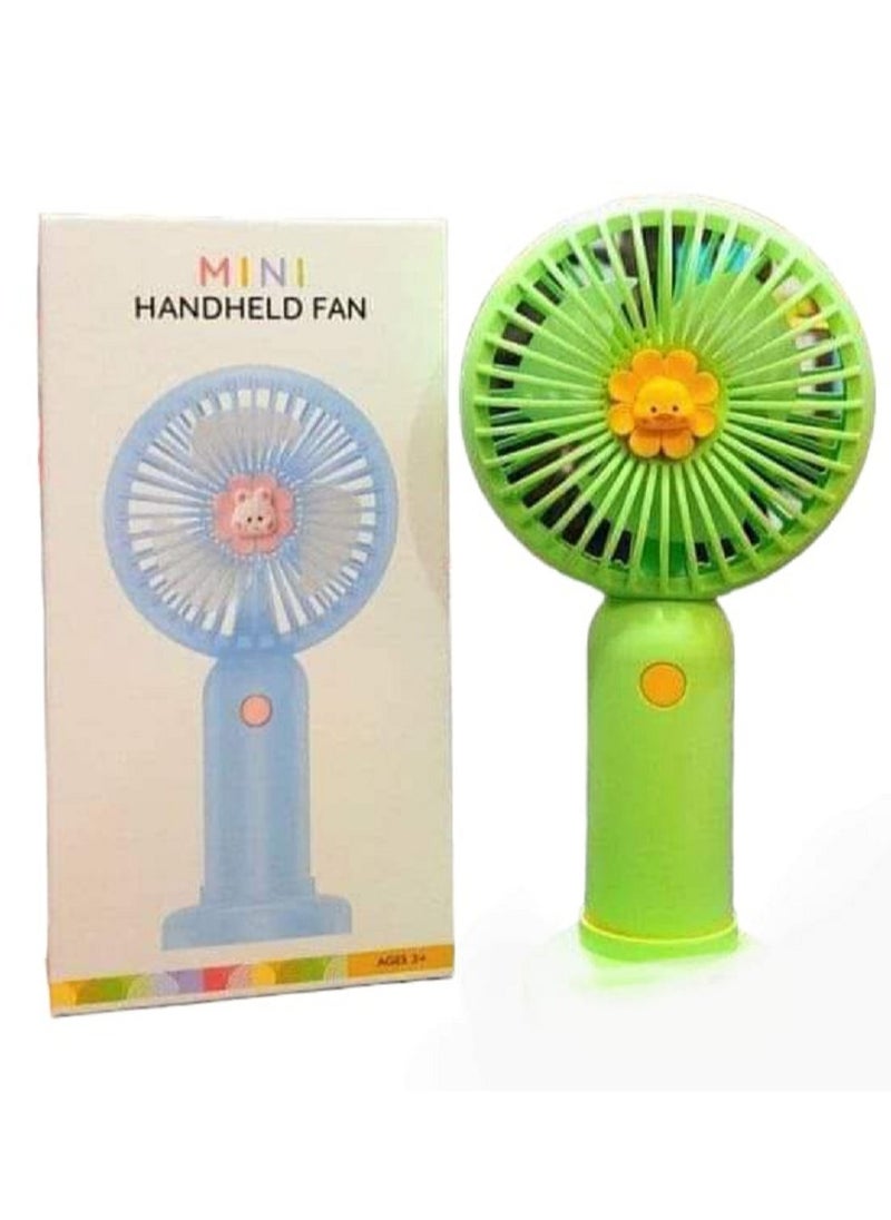 Generic - A small portable fan that works with a charger and a mobile holder, random color - Image 1