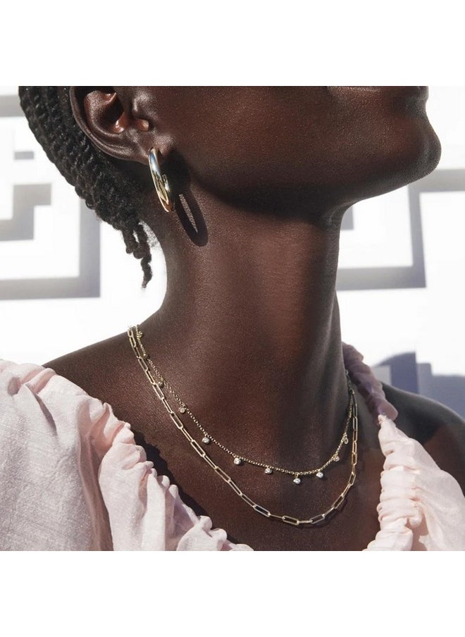Kendra Scott Kendra Scott Courtney Paperclip Necklace in 14k Gold-Plated Brass, Fashion Jewelry for Women  - Image 4