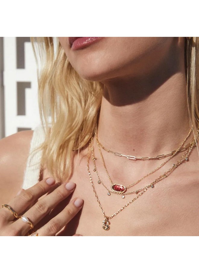 Kendra Scott Kendra Scott Courtney Paperclip Necklace in 14k Gold-Plated Brass, Fashion Jewelry for Women  - Image 2