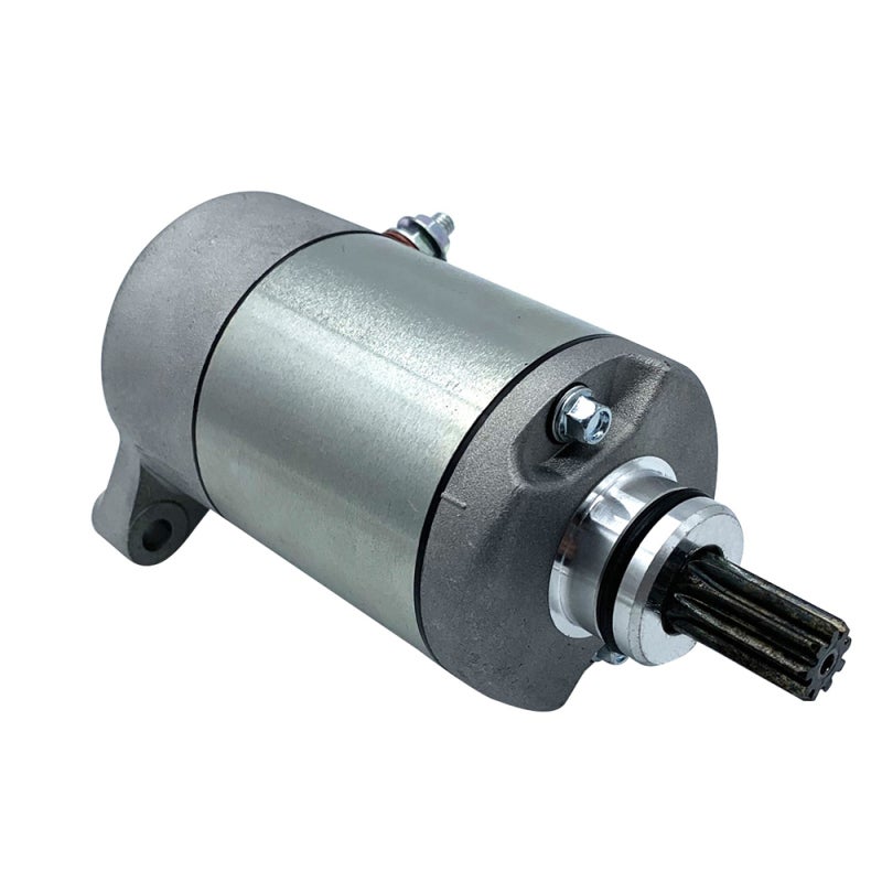 Starter Motor: Grey Aluminum Alloy Construction - Quick Reliable Engine Startup, Compatible With 1995-2014 ATV Sportsman 325, 335, 400, 425, 450, 500 for ATV Engine Replacement - Image 1