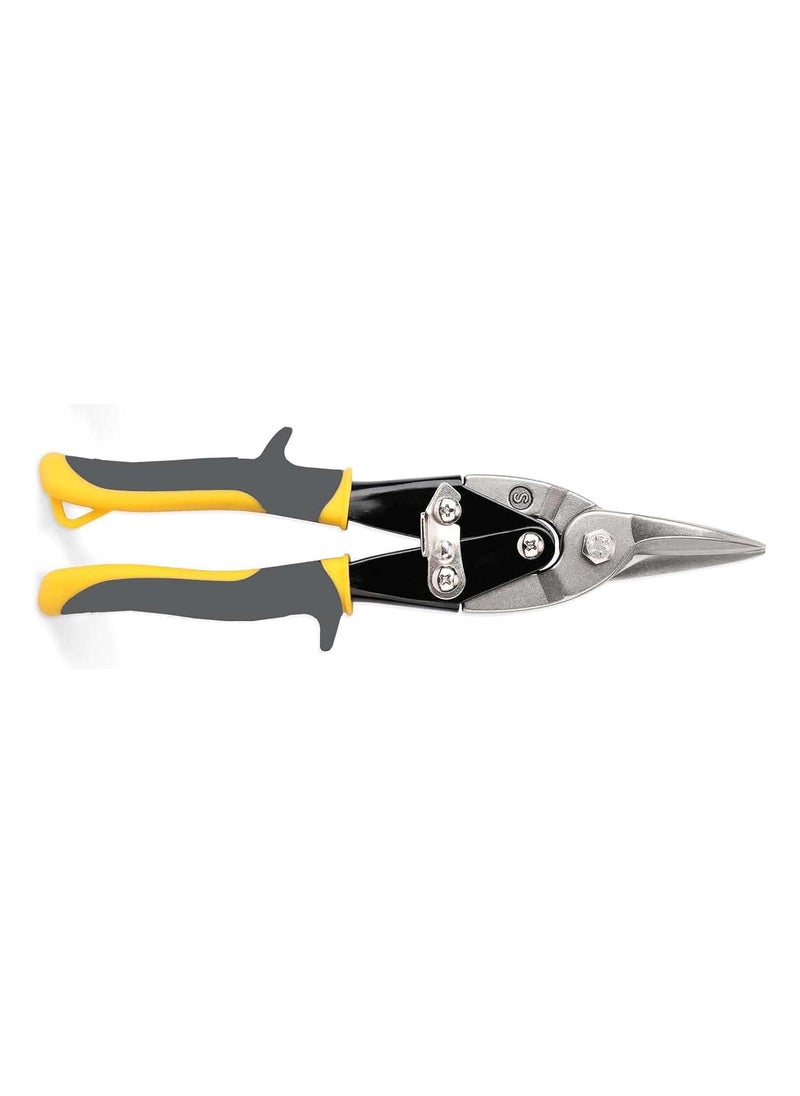 UPTODATETOOLS UPTODATETOOLS 10 Straight Aviation Snips Metal Shears Tin Metal Cutting Shears  - Image 2