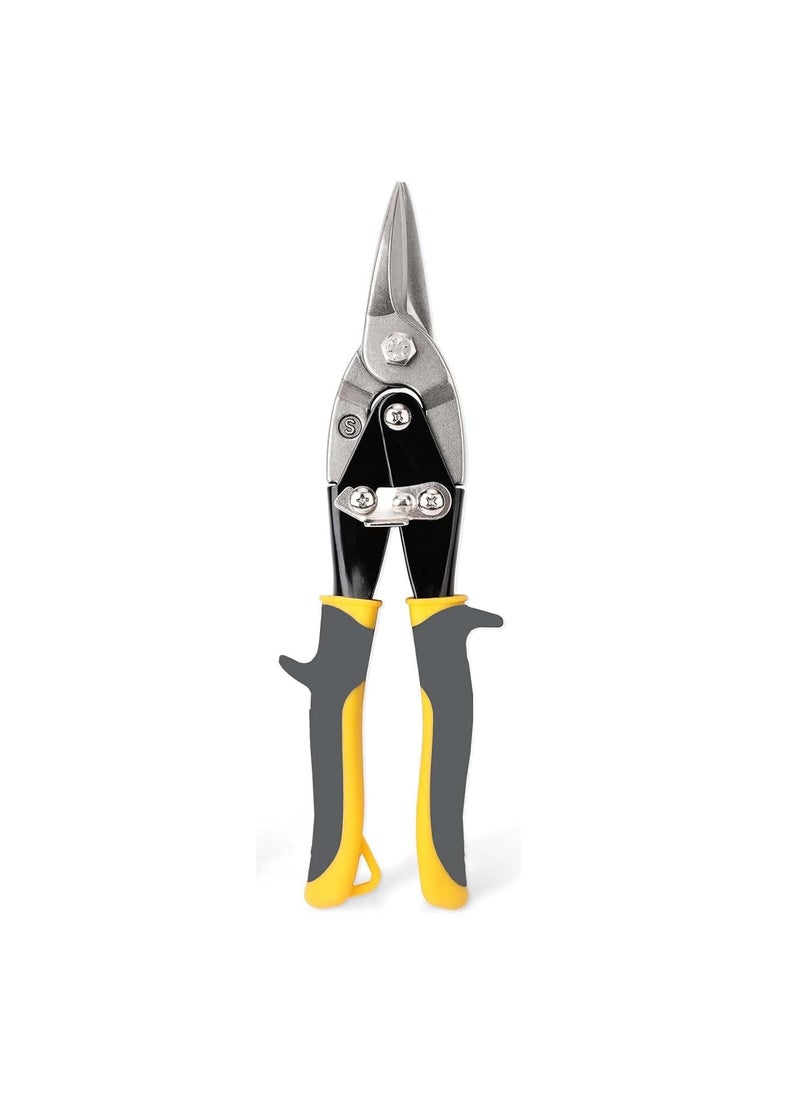 UPTODATETOOLS UPTODATETOOLS 10 Straight Aviation Snips Metal Shears Tin Metal Cutting Shears  - Image 1