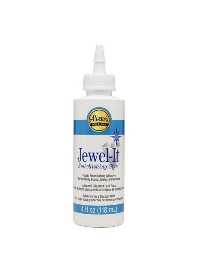 Aleene's Jewelit Embellishing Glue, 4 Ounces, Clear, 4 Fl Oz 