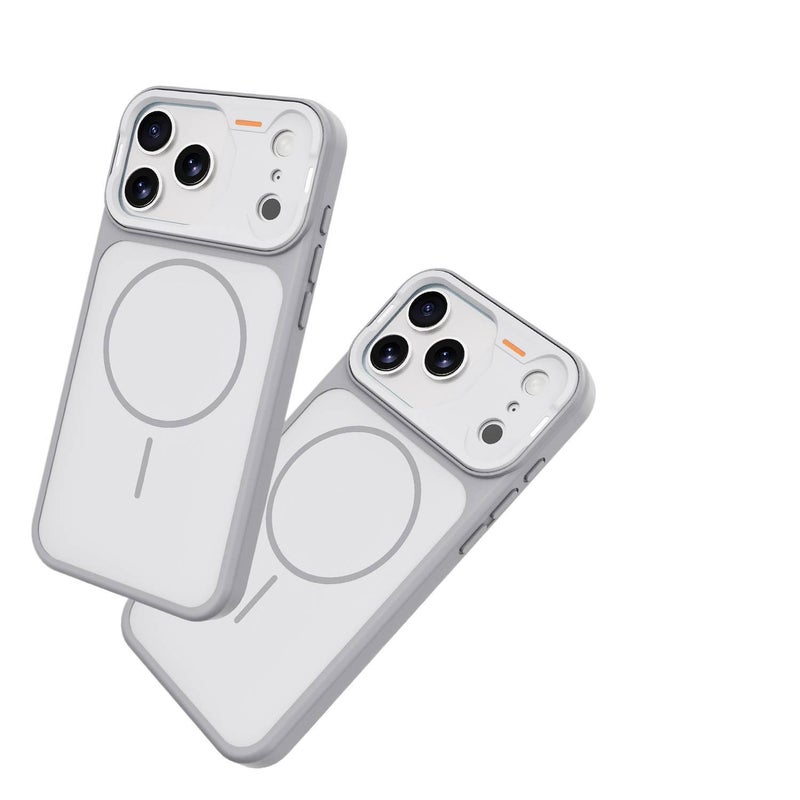 غطاء MagSafe بسيليكون لـ iPhone 15 / 15 Plus / 15 Pro / 15 Pro Max مع حماية من السقوط ومقاوم لبصمات الأصابع مع مقاوم للصدمات مع مغناطيس قوي مع تغطية كاملة باللون برتقالي مغناطيسي. - Veloris - Image 4