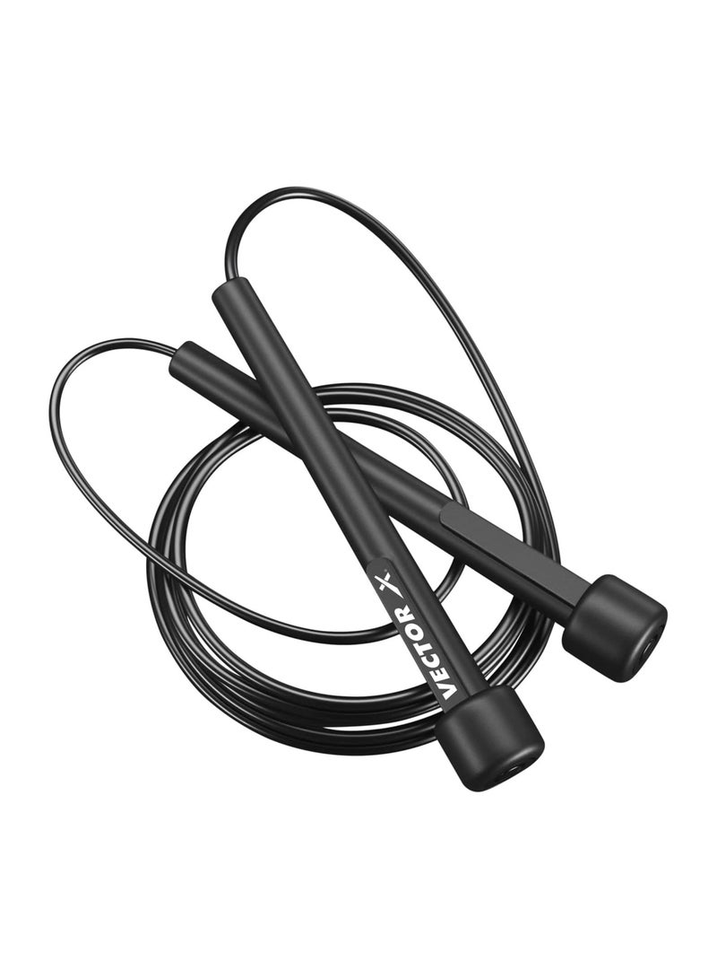 Vector X Skipping Rope | Free Size -Adjustable | Material -Nylon | For Cardio Workout | Warmup | Weight Loss | Training | Jump Rope for Exercise | Exercise Rope | Unisex - Image 1