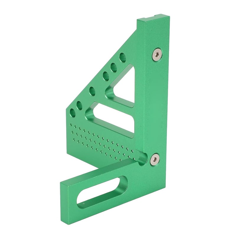 Aluminum Alloy Carpenter Square With Locating Pin Inch Scale For Woodworking Metal Marble - Image 3