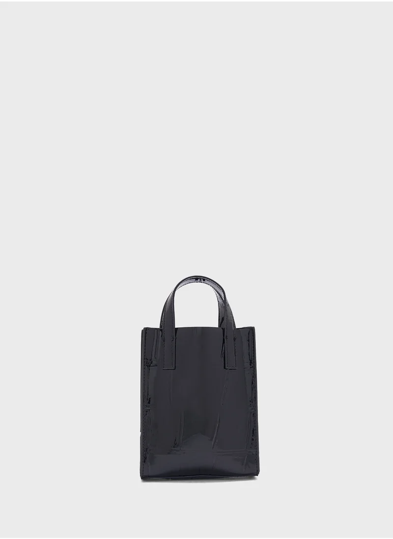 تيد بيكر Croccon Imitation Top Handle Shopper