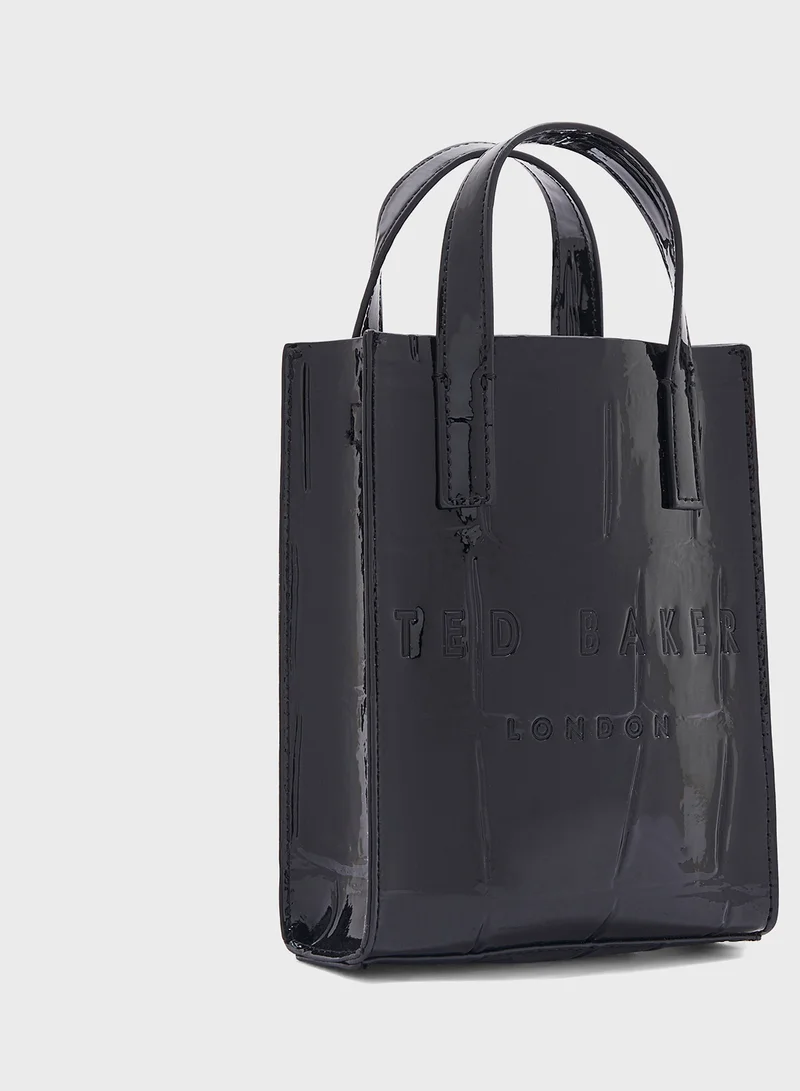 تيد بيكر Croccon Imitation Top Handle Shopper