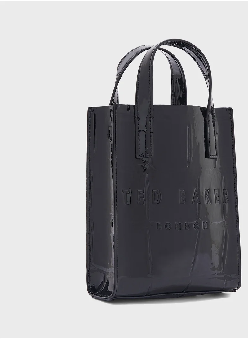 Ted Baker Croccon Imitation Top Handle Shopper