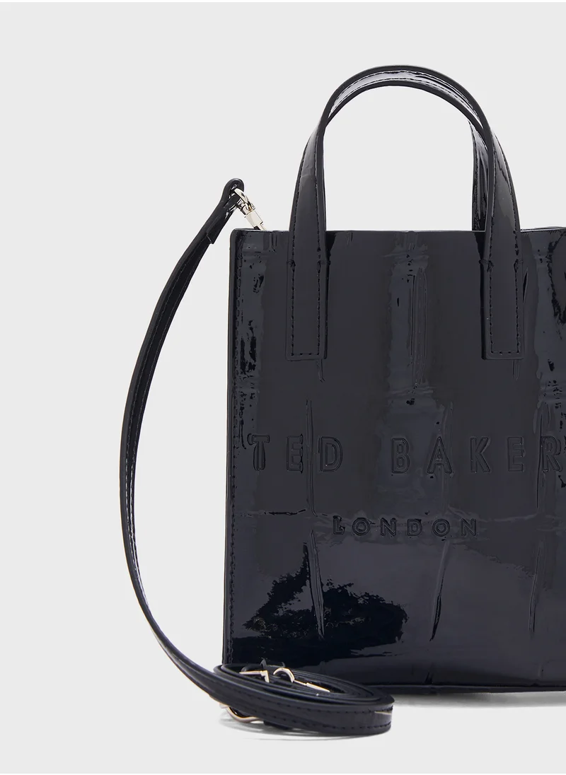 Ted Baker Croccon Imitation Top Handle Shopper