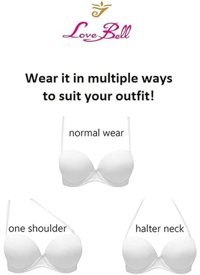 Love Bell - Love Bell Womens Everyday Padded Bra Full Coverage Premium Cotton Lovebell Woman Wirefree T shirt Bra - Image 1