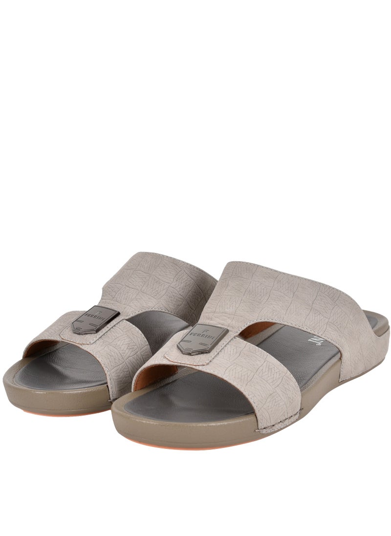 Ferrini - Mens Textured Strap Arabic Sandals - Image 1