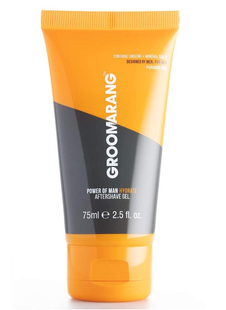 Groomarang - Power of Man 'Hydrate' Aftershave Gel 75ml - Image 1