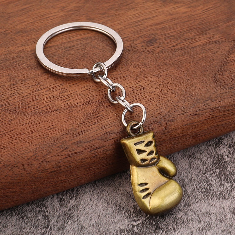 Mens Fitness Boxing keychain pendant boxing gloves key pendant 3D metal fight gloves keychainRivet Boxing Sleeve-Guqing Rivet Boxing Sleeve-Guqing