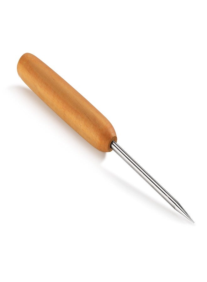New Star Foodservice New Star Carbon Steel Ice Pick with Hard Wood Handle, 7.5-Inch - Image 2