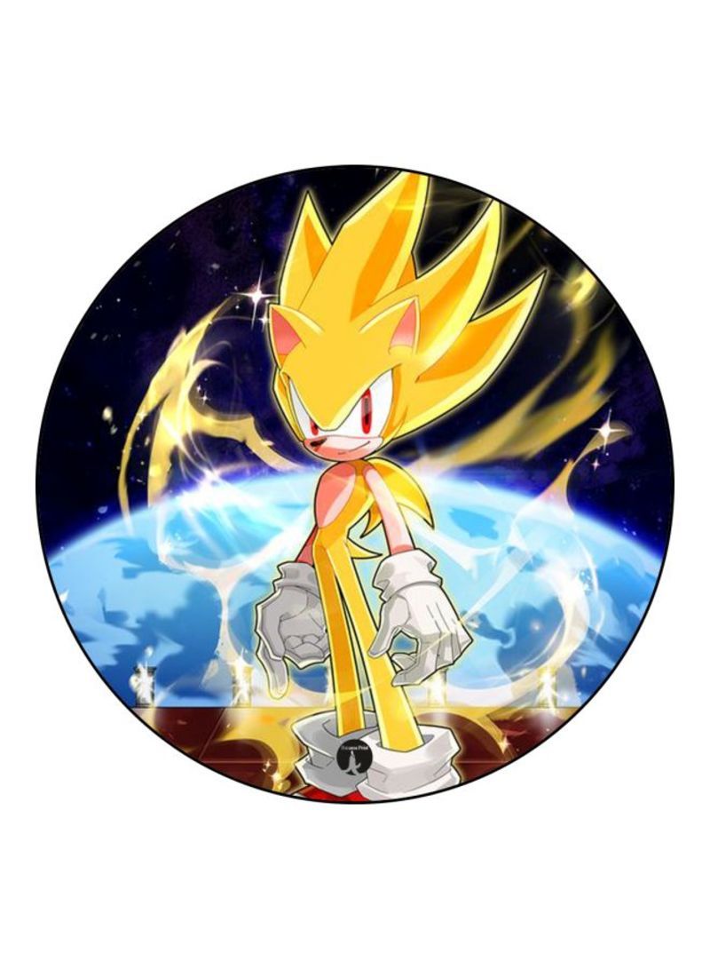 RKN Sonic Printed Mouse Pad  Yellow/Blue/Red
