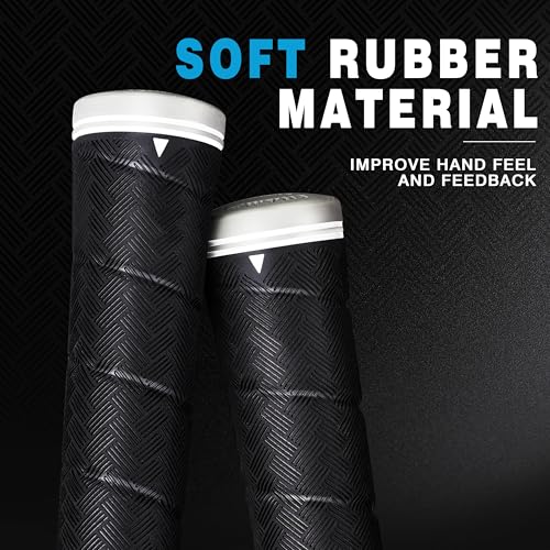 CHAMPKEY X-WEAVE Rubber Golf Grips 13 Pack with Full Repair Kits - Medium Lower Hand Golf Club Grips - Enhanced Grip and Traction Golf Grips for Men and Women(Black,Oversize) - Image 3