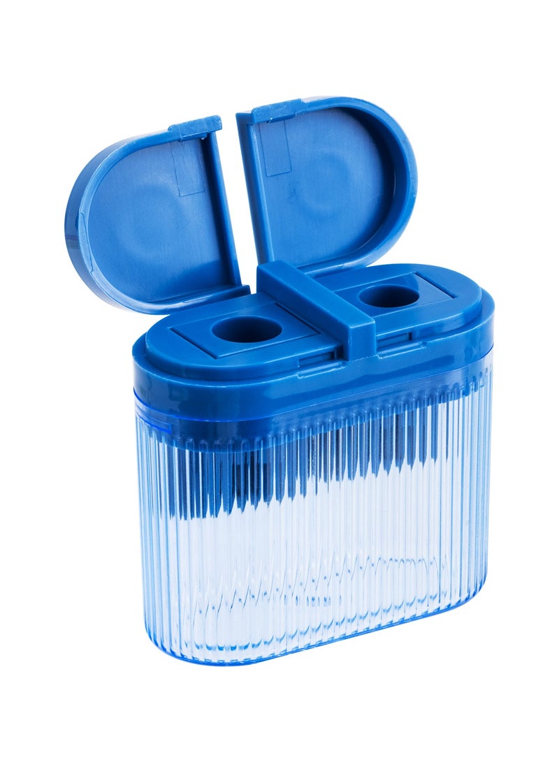 Deli EH553 Pencil Sharpener with Canister 1 piece, 2-Hole for 8mm & 9.2mm Pencils 鈥?ideal for classrooms, studios, and daily writing - Image 4