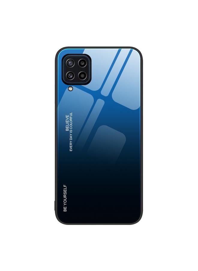 S-TOP Case For Samsung Galaxy M32 Gradient Color Glass Case - Image 1