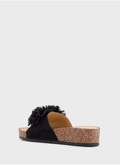 Ginger Oversized Floral  Flat Sandal  - Image 3