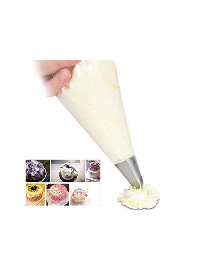 PROMASS Pack Disposable Pastry Bag Decorating Icing Piping Bags Cake Decorating Tool Baking Accessories for Cake Dessert Decoration (11.02 * 7.08 in) - Image 3