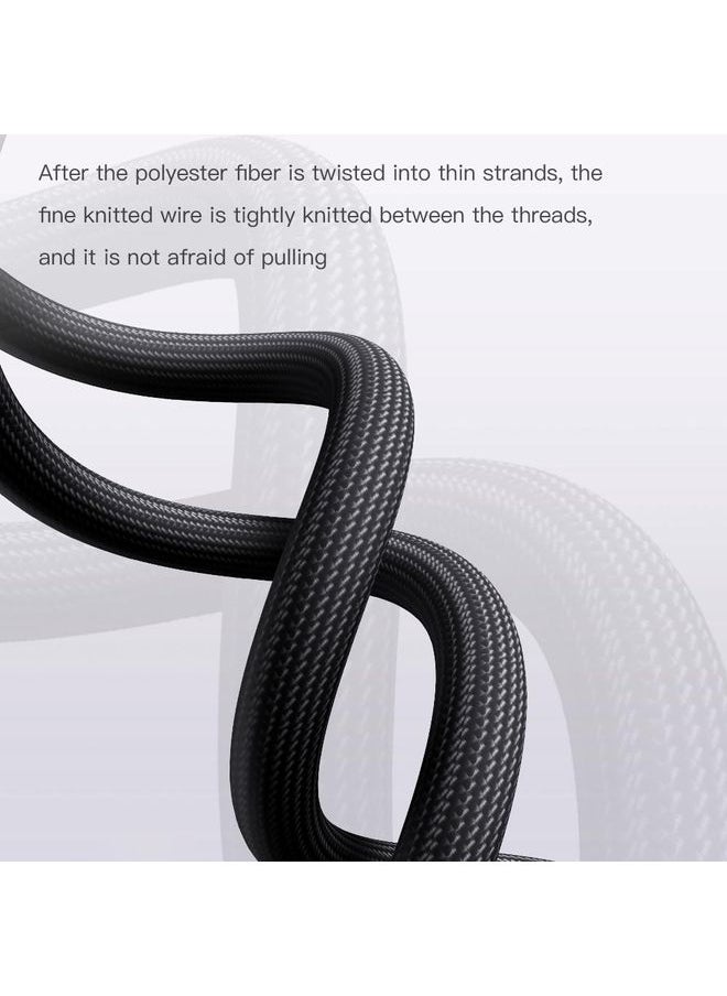 Nillkin TOTU CB-8-PD 33W USB-C/Type-C to 8 Pin Transparent Braided Data Cable, Length: 1.5m  - Image 3