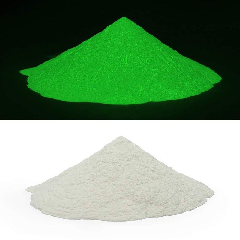 Procart Glow in The Dark Pigment,Phosphorescent Glow Powder,3.52 Ounce (100 g),Water Based (Green) (Green) - Image 1