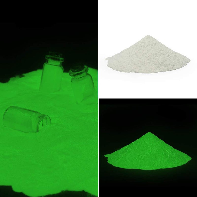 Procart Glow in The Dark Pigment,Phosphorescent Glow Powder,3.52 Ounce (100 g),Water Based (Green) (Green) - Image 4