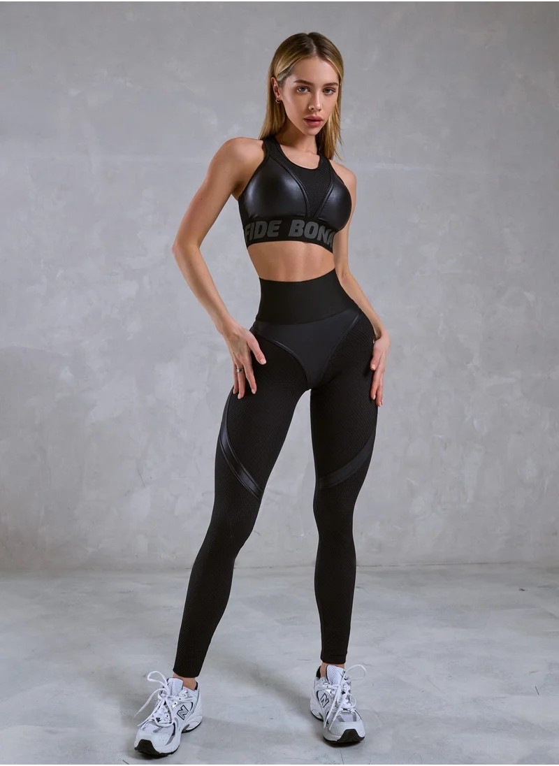 Bona Fide Bona Fide Premium Quality Leggings for Women with Unique Design and Push Up - High Waisted Tummy Control Legging