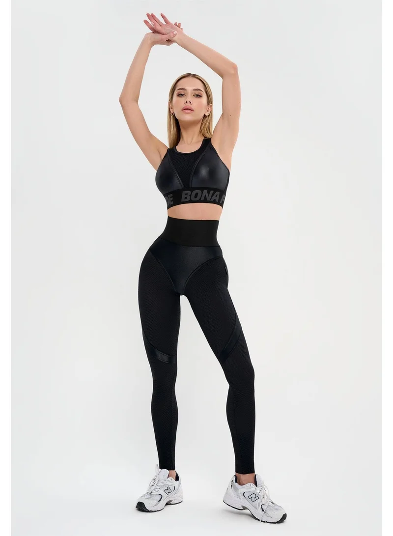 Bona Fide Extra push Up Corsage Black Skin Extra Corsage Skin High Waist Gym Leggings for Women for Women | Best Price UAE