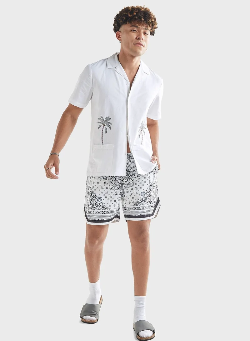 FAV Printed Drawstring Shorts