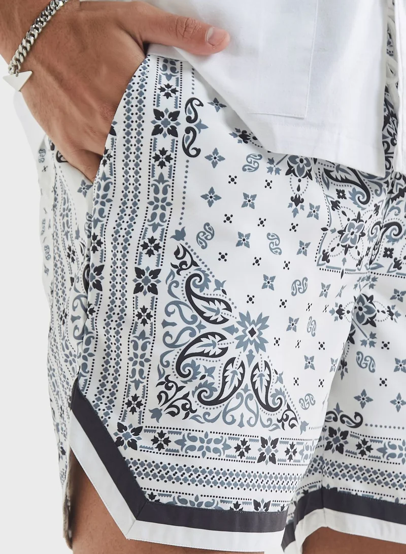 FAV Printed Drawstring Shorts