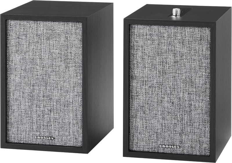 Crosley S200A-BK 4" Active Powered Bluetooth Stereo Speakers with Optical, USB, and Aux Connections, Black - Image 3