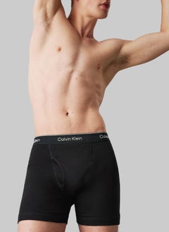 CALVIN KLEIN 3 Pack Logo Trunks  - Image 3