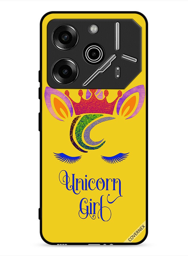 Covernex Tecno Pova 6 Pro 5G Protective Case Cover Unicorn Girl Art - Image 1