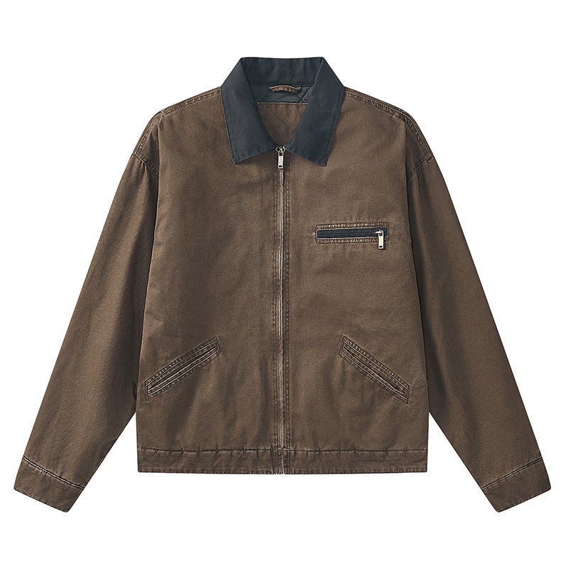 Vintage Lapel Water Jacket Cotton Jacket - Image 2
