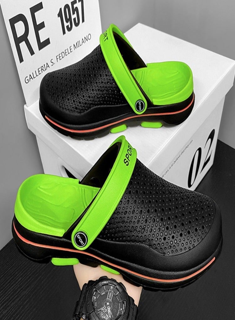 FASHION Men Breathable Sandals Anti-Slip Water Shoes Outdoor Beach Shower Slippers Summer Sandals Men's Outdoor Clogged Shoes - Image 1