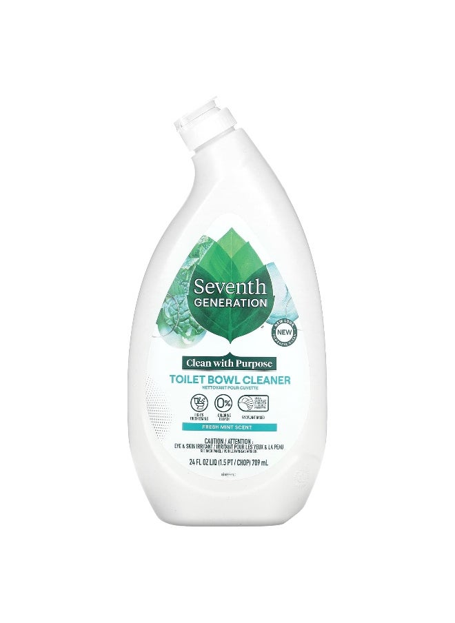 Seventh Generation Seventh Generation, Toilet Bowl Cleaner, Fresh Mint, 24 fl oz (709 ml)  - Image 1