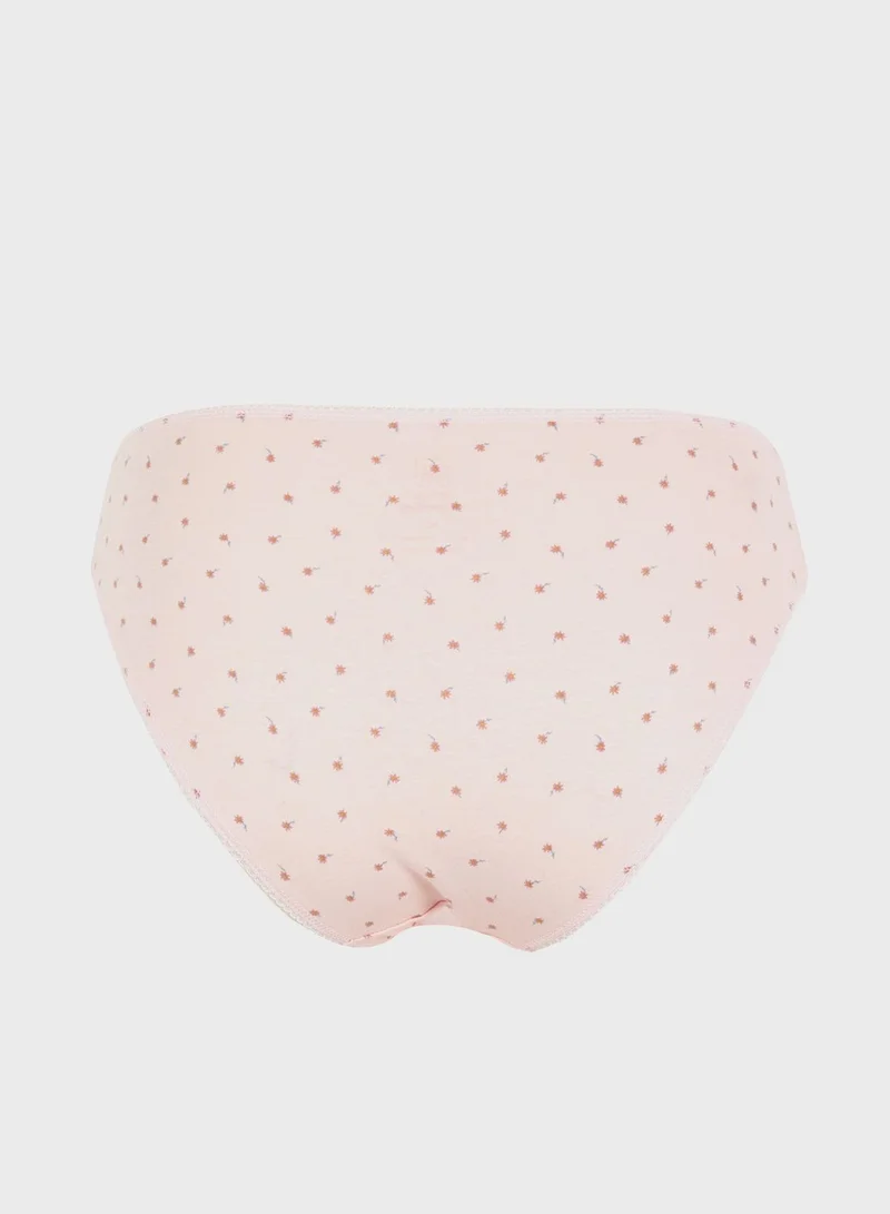 DeFacto Lace Detail Panty Pack