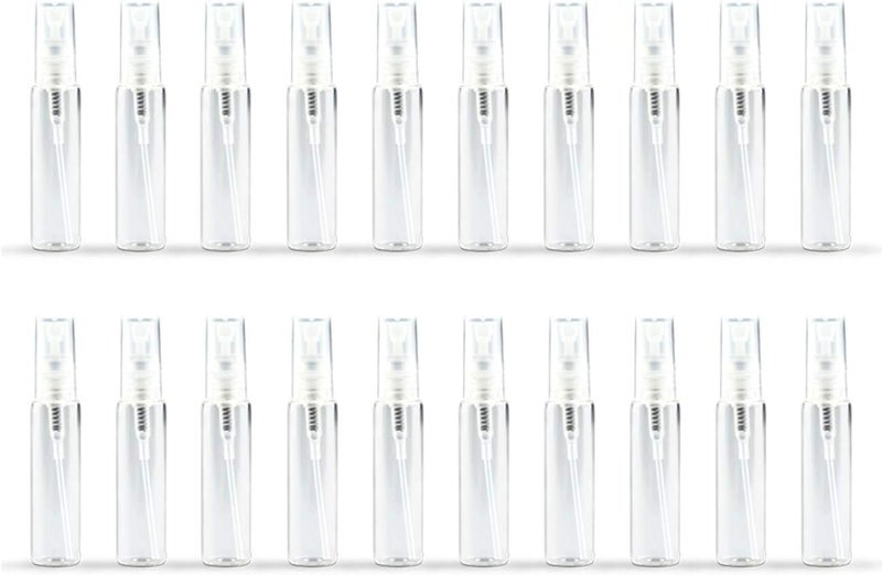 ZbFwmx 20 Pack Set 10ML Protable Refill Bulk Atomizer Spray Travel Perfume Bottle Hydrating Empty Bottle (Clear-1) - Image 3