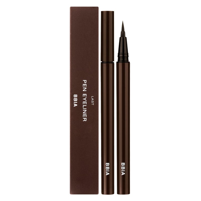 BBI@ BBIA BBIA Last Pen Eyeliner - Waterproof Liquid Pen Eye Liner Long-Lasing Quick Dry Multi-Proof Easy Drawing Ink Tank Type with Precise & Flexible Fine Brush No-Skip Korean Eye Makeup (02 SHARPEN BROWN) - Image 1