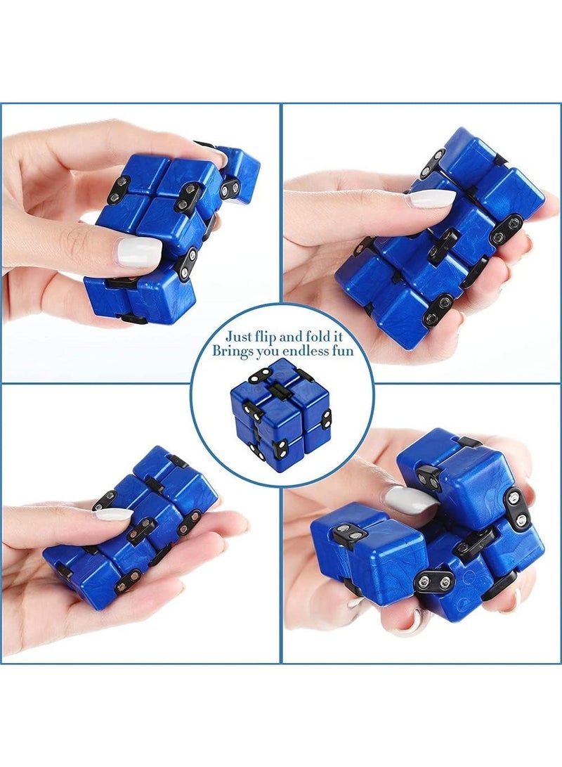 QiYi Infinity Cube Sapphire Fidget Toy – Endless Folding Stress Relief Puzzle for Kids & Adults - Image 4