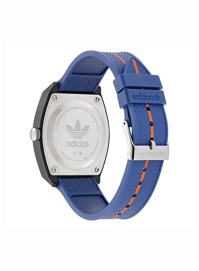 Adidas Uni Project Two Blu Dl Blk Cs 38 Mm Qtz Blu Res Ss25 - Image 3