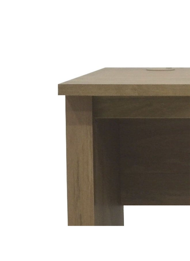 Athens 2-Drawer Study Desk Writing Desk With Storage Modern office Desk Compact Desk For Home office Bedroom Study Room Stylish Work Desk â€“ Light Oak