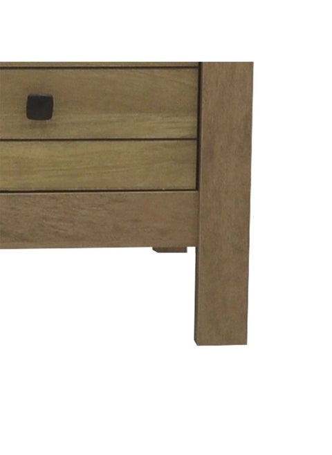 Athens 2-Drawer Study Desk Writing Desk With Storage Modern office Desk Compact Desk For Home office Bedroom Study Room Stylish Work Desk â€“ Light Oak