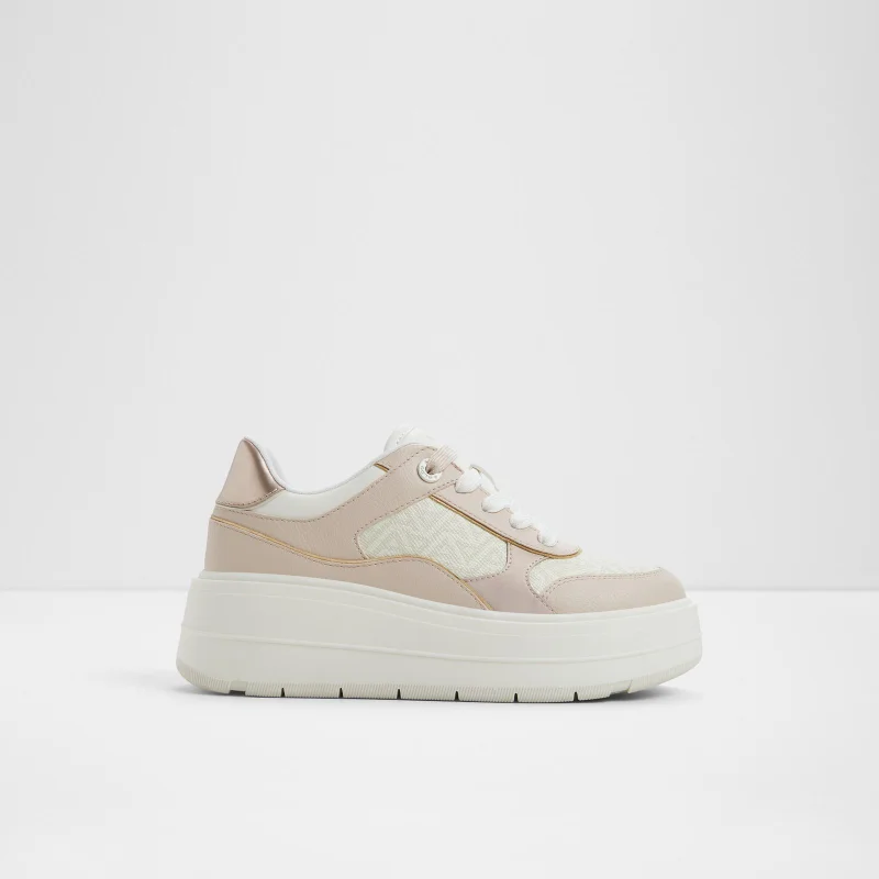 WHALLIAN Monogram Platform Sneakers