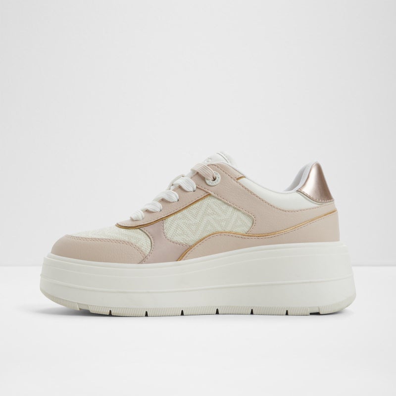 ALDO WHALLIAN Monogram Platform Sneakers - Image 3