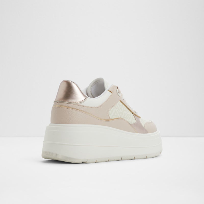 ALDO WHALLIAN Monogram Platform Sneakers - Image 2