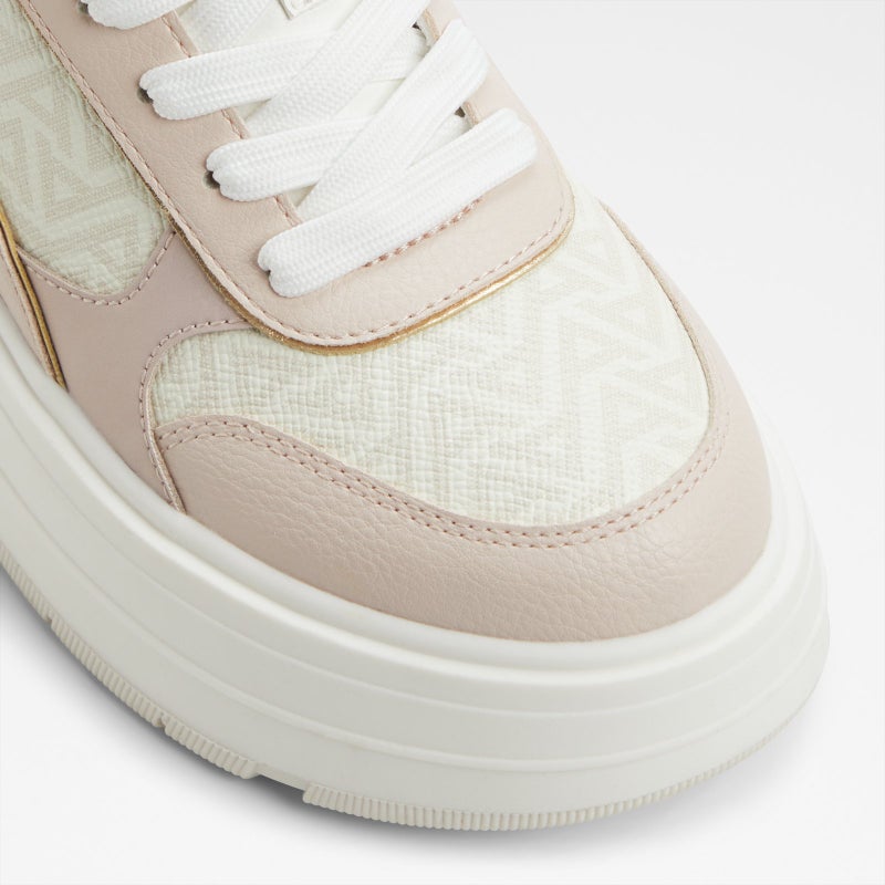 ALDO WHALLIAN Monogram Platform Sneakers - Image 5