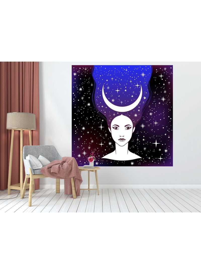 Moon Crown Lady Tapestry Length 200 x 150 Width CM - Image 2